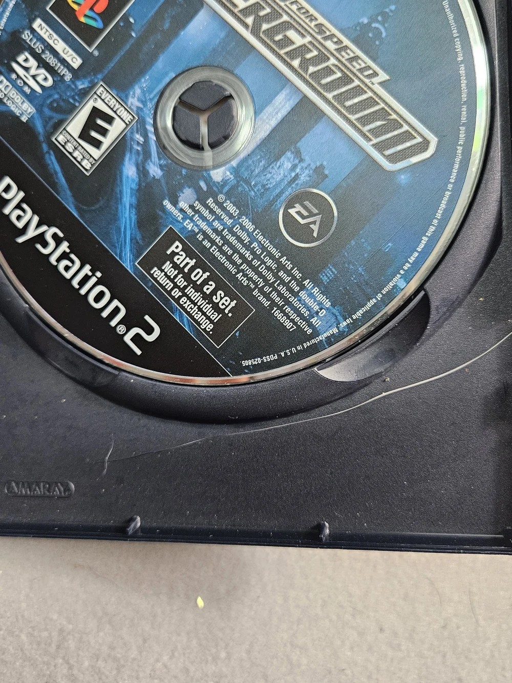 Sony Need for Speed: Underground - Orange Edition